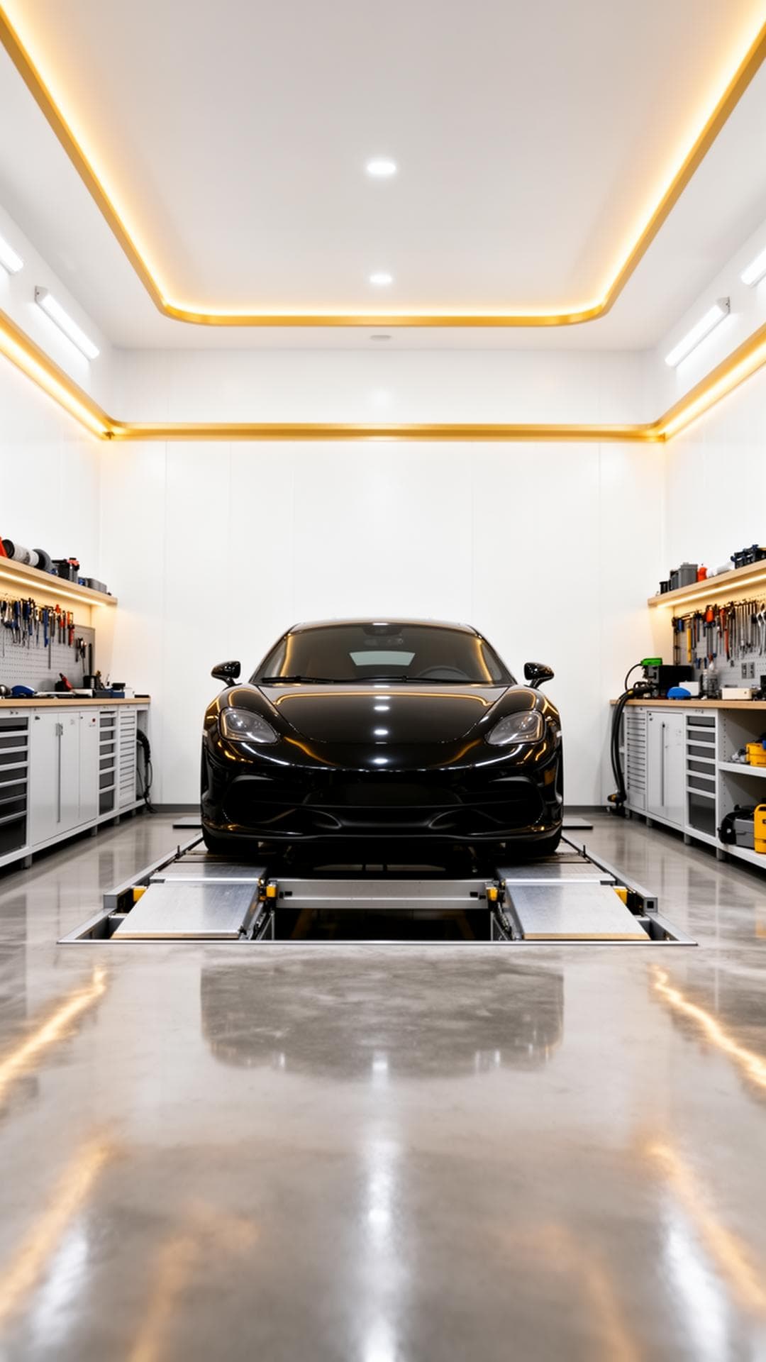 Gold Guard Forge detailing studio bay